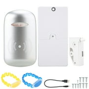 Safety TM Card Ibutton Cabinet Sauna Locker Room Lock Security(Silver W-shaped Induction Lock)