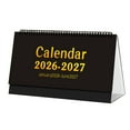 thumbnail image 2 of NWOKYZGH Small Desk Calendar 2026-2027 Standing Flip, Mini Desk Calendar 2026-2027, Thick Paper Twin-Wire Binding, Desktop Calendar for office or Home, 2 of 6