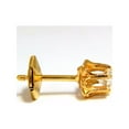 thumbnail image 3 of .50ct natural round single cut diamond stud earrings 14kt victorian, 3 of 3