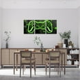 thumbnail image 2 of Hieng Gamer Canvas Wall Art for Living Room Red and Black Picture Wall Decor Gaming Ombre Office Wall Decorations Artwork Posters Geometry Square Wall Painting（Only canvas）, 2 of 6