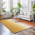 thumbnail image 3 of Large Area Rugs 6'x9', Orange Yellow Ombre Carpet Runner Indoor Outdoor Rugs Home Decor Aesthetic, Contemporary Abstract Gradient Non Slip Mats Washable Accent Rug for Living Room Bedroom, 3 of 8