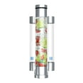 thumbnail image 2 of Drinkpod Soda Maker, Fizzy Sparkling Water & Fizzpod Soda Maker with Three 1L Bottles, 3 Caps, 1 Fizz Infuser & Manual, Model DPFZPOD1K-SLVR-CRM - Color Silver Chrome, 2 of 8