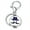 1 Style, variant on Essential Oil Diffuser Keychain Stainless Steel Perfume Key Chain Original Design 28mm Round Aromatherapy Pendant Metal