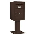 thumbnail image 3 of 4C Pedestal Mailbox - 7 Door High Unit (55-1/8 Inches) - Single Column - Stand-Alone Parcel Locker - 1 PL5 - Sandstone, 3 of 6