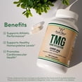 thumbnail image 3 of Double Wood Suplementos TMG Trimetilglicina Suplemento 1000 mg por porción, 180 cápsulas (Suplementos TMG para el control de la homocisteína) TMG genuino con olor a pescado, sin gluten, sin OGM, 3 of 5