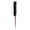 Purple, variant on Suodoka Teasing Hair Brush Portable 3 Row Rat Tail Comb for Beard Grooming Styling Salon Travel Home Use Anti-Static Nylon Bristles 10.2 inches / 26 cm, Light Purple