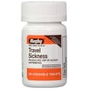 Rugby Travel Sickness Meclizine HCL Chewable Tablets, 25 mg, 100 Count
