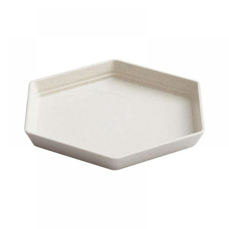 

Tray Hexagon Wheat Straw Materia Tray Washed Colorful Breakfast Tray
