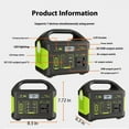 thumbnail image 3 of Portable Power Station 300W, 280Wh Capacity, Supports Multiple Device Charging, 110V Output, Ideal for Home Backup and Outdoor Activities, 3 of 7