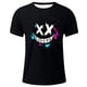 thumbnail image 4 of Camisetas de Cuello de la Tripulación de los Hombres de Poliéster Impreso en Seco Rápido, Cuello Redondo de Corte 3D para Gimnasio, Carrera, Ciclismo Y Ocasional, 4 of 4