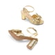 thumbnail image 5 of Sandalia DREAM PAIRS Tacones de 7.5 cm con Moño y Correa Ajustable Dorada, 5 of 7