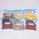thumbnail image 3 of EeaseMX 12 bolsas de compresión al vacío para almacenar alimentos, selladas, para fiambres, para el hogar y la cocina (10 bolsas de 26 x 28 cm + 2 clips de sellado)., 3 of 7