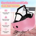 thumbnail image 2 of Casco para Bicicleta Infantil KOMOMOPLUS Ajustable Rosa para Edades 3-14, 2 of 7