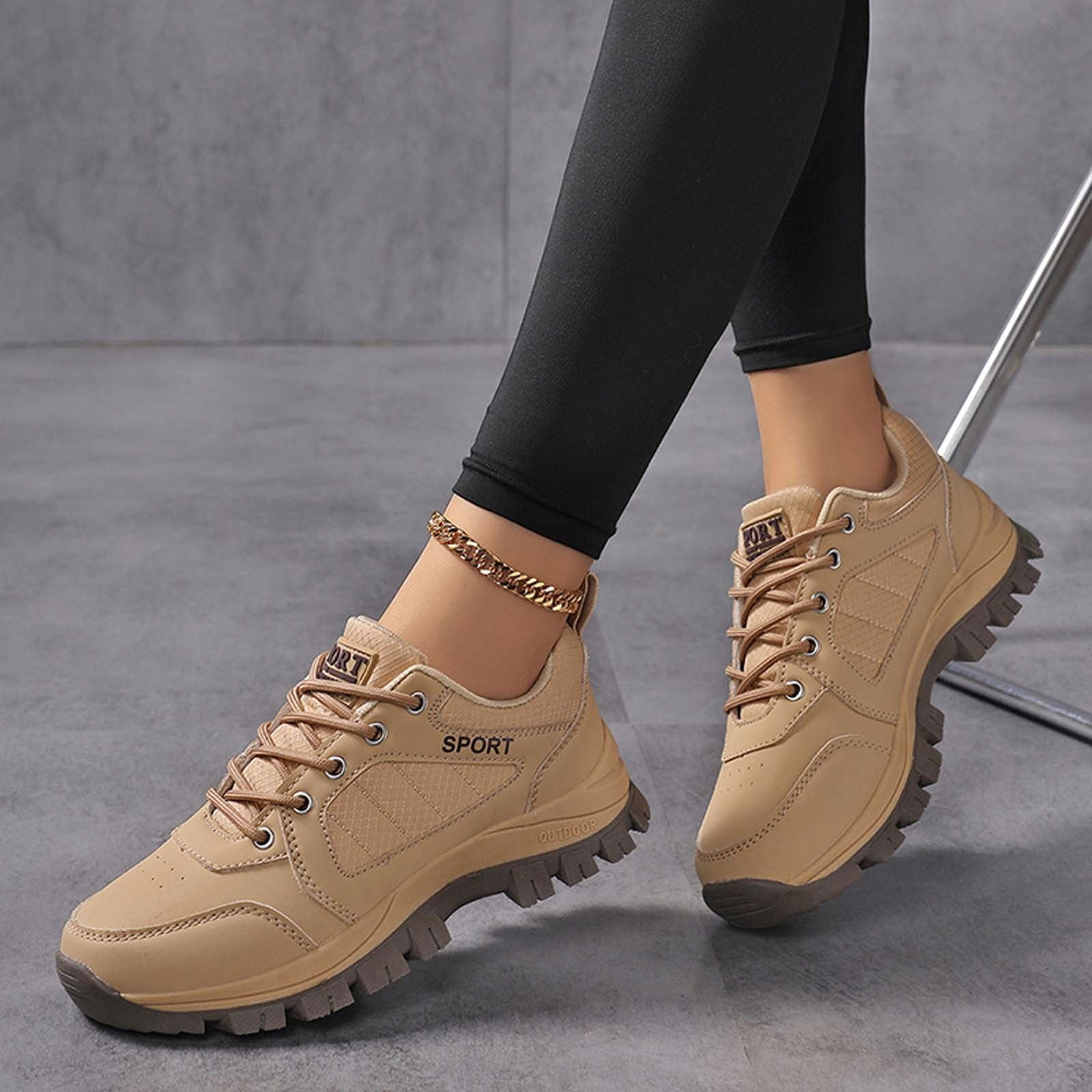 Women's Walking Shoes Waterproof Hiking Shoes on Orthopedic Sneakers Outdoor Non Shoes Casual Trail Shoes