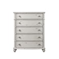 thumbnail image 3 of Acme Furniture Jaqueline Chest in Light Gray Linen & Antique White Finish, 3 of 5