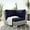 Light Gray Navy, variant on Modway Conway Outdoor Patio Wicker Rattan Corner Chair in Light Gray Gray