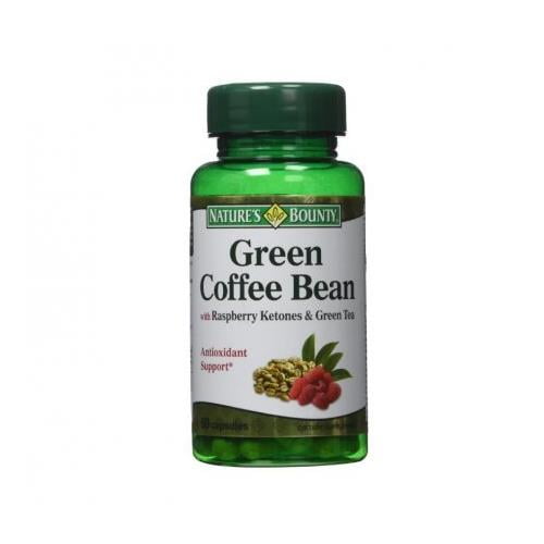 5 Pk Natures Bounty Green Coffee Bean Extract Raspberry Ketones Green