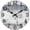 style-4, variant on Xylobyte 10 Inch Wall Clock, Silent Battery Operated Analog Clock, Light Brown