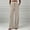 #0061-Beige, variant on Womens Drawstring Elastic Waist Wide Leg Pants with Large Patch Pockets Casual Corduroy Loose Trousers Bottoms for Daily