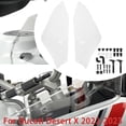 thumbnail image 4 of ALLTIMES Side Panels Fairing Covers Wind Deflector for Ducati Desert X 2022-2023, Acrylic Clear, 4 of 8