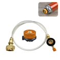 thumbnail image 2 of Toystoory Adaptador de estufa de con función de apagado automático conector de tanque de Camping a prueba de fugas manguera adaptadora de Kits de desorden para acampar, 2 of 6