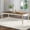 Rustic Cream, variant on Merluxy 79" Farmhouse Dining Table Rustic Cream Solid Wood Conical Legs