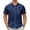 M02 Navy, variant on Men's Casual Dress Shirts Short Sleeve Button Down Shirts Quick Dry Summer Beach Shirts With Pocket M02 Navy 3XL