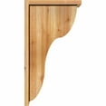 thumbnail image 3 of 8"W x 14"D x 26"H Carmel Rough Sawn Corbel w/Backplate, Western Red Cedar, 3 of 9