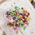 thumbnail image 6 of U8MO 100 Mixed Color Flatback Resin Mini Flower Cabochons 6mm Nail Art Tip + Box-1# Flower, 6 of 8