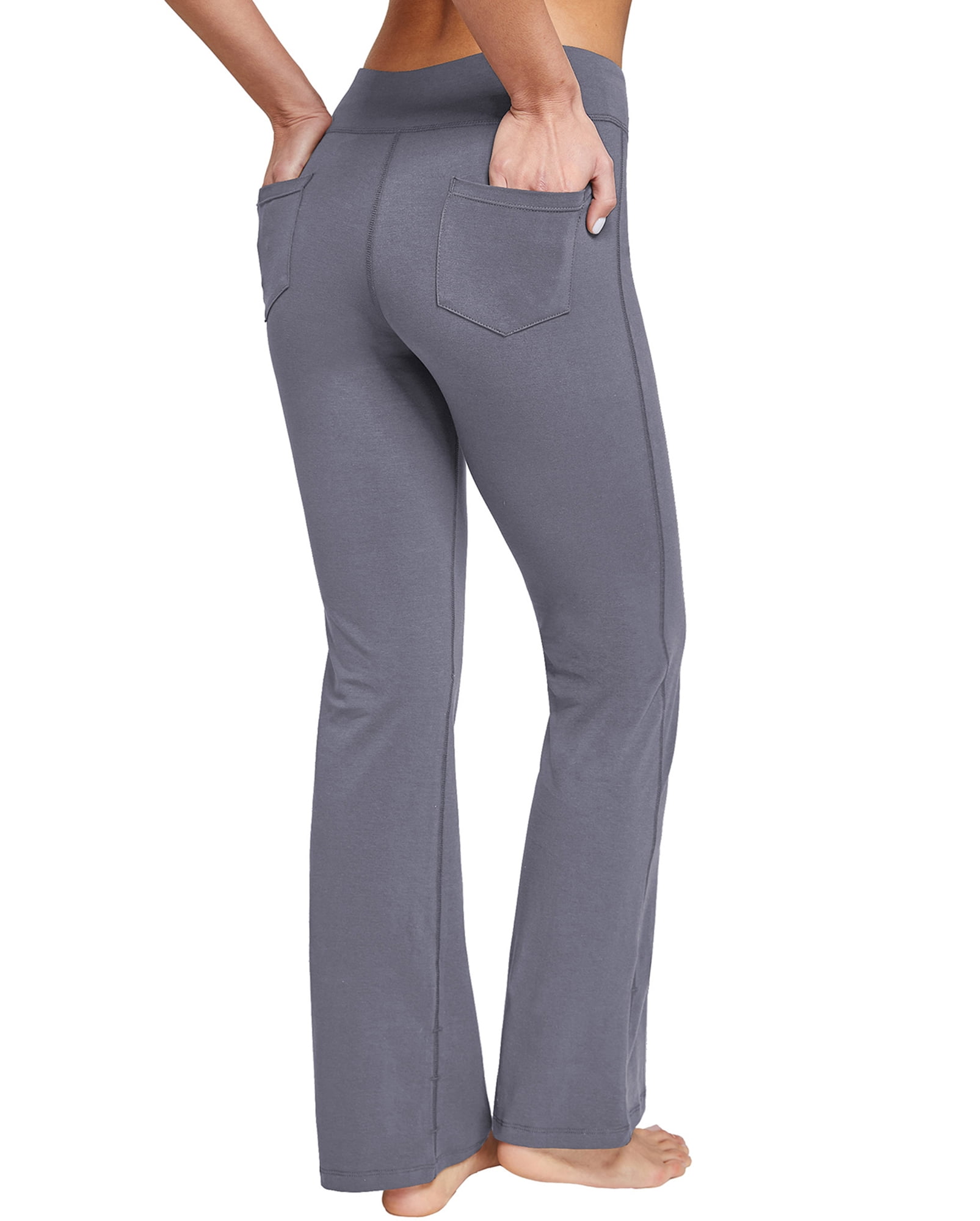 Leg Logo Ladies Grey Sweatpants - Large