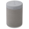 thumbnail image 2 of iLive Waterproof Fabric Wireless Speaker, 2.56 x 2.56 x 3.4 Inches, Built-in Rechargeable Battery, Light Gray (ISBW108LG), 2 of 3