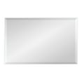 thumbnail image 2 of Kate And Laurel Rhodes Modern Decorative Rectangle Wall Mirror, 24.75" x 36.75", White, Contemporary Wall Decor, 2 of 8