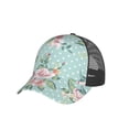 thumbnail image 7 of Disketp Vintage Floral Print Trucker Hat Men Women - Mesh Baseball SnapBack Cap, 7 of 7