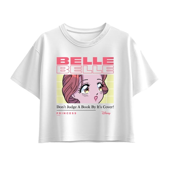 Disney Princess - Belle Don't Judge a Book - Youth Girls Boxy T-Shirt