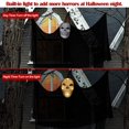 thumbnail image 4 of Decoración de fantasma colgante de Halloween con voz, máscara de fantasma de terror luminosa, gasa para fiesta, interior al aire libre, decoración de patio de casa encantada, 4 of 4