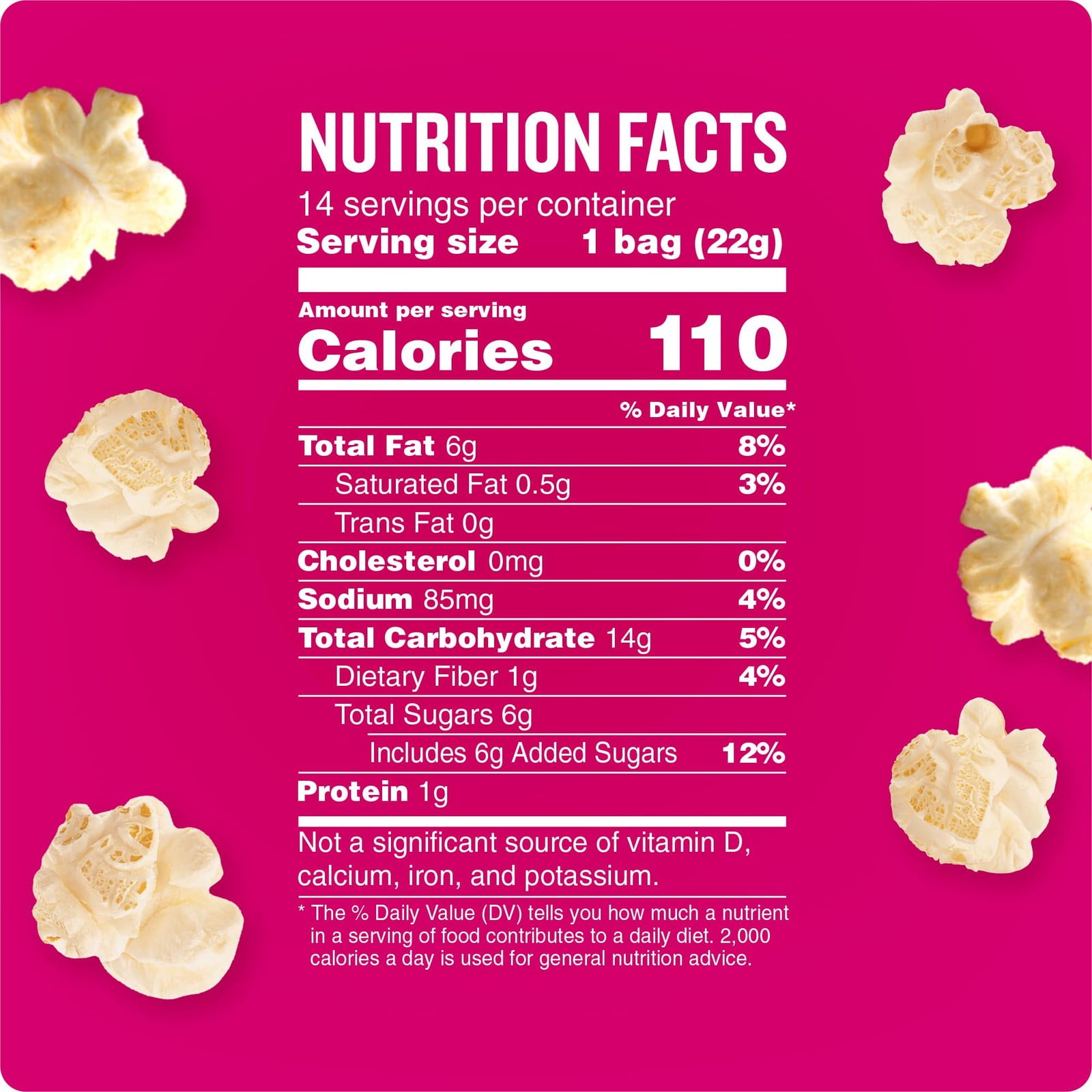 (Pack of 6) Angie's Popcorn Sweet & Salty Medium Popcorn 10.78 Oz
