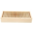 thumbnail image 5 of WHAMVOX Desktop Ribbon Rack Flower Packing Ribbon Storage Box Wooden Storage Box, 5 of 8