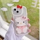thumbnail image 1 of Funda de maquillaje con dibujos de Hello Kitty Mirror Girls para IPhone 14 13 12 11 Pro Max X XS XR 8 7 Plus, funda trasera suave de TPU, 1 of 4