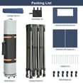 thumbnail image 3 of Euroco 10x20 Pop Up Canopy with Sidewalls, Outdoor Canopy Tent Heavy Duty for Backyard, Wedding Party Tent for Parties with Wheeled Bag (Navy), 3 of 9