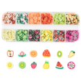 thumbnail image 1 of 1 caja de rebanadas de uñas, rebanadas de arcilla 3D, 600 piezas rebanadas para manualidades DIY, decoración de uñas y teléfonos móviles - Fruta 2 shamjiam Rebanadas de arte de uñas, 1 of 5