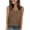Coffee, variant on Tank Top for Women Summer Breathable Cotton Vest Tops V-Neck Lightweight Solid Color Sleeveless T-Shirts Casual Loose Long Shirts