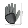 thumbnail image 2 of Uxcell Fishing Gloves for Man Fisherman Professional Non-Slip Puncture Resistant Gloves, Grey(Left), 2 of 5