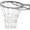 thumbnail image 1 of Basketball Net, Metal Basketball Net, Basketball Net Replacement, Standard Durable Galvanized Basketball Net For Indoor Basketball Court, Campus Basketball Court, 1 of 5