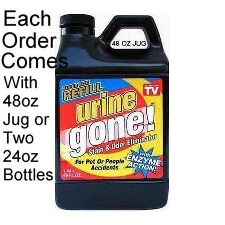 - Urine Gone Refill 48 oz (One jug of 48 oz or 2 bottles of 24 oz)