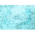 thumbnail image 1 of Ahgly Company Indoor Rectangle Abstract Light Blue Contemporary Area Rugs, 6' x 9', 1 of 4