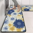 thumbnail image 2 of Kitchen Rugs Sets Of 2,Pioneer Flower Floral Print Pattern Anti Fatigue Kitchen Mat Rugs Non Slip Washable,Decorative Kitchen Floor Mats for Kitchen,Sink,Laundry,17"x47"+17"x47", 2 of 5