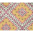 thumbnail image 4 of oneOone Cotton Flex Fabric Diamond|Triangle & Check Geometric Printed Fabric 1 Yard 40 Inches Wide, 4 of 4