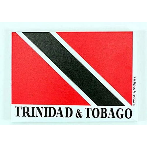 Trinidad & Tobago Flag Caribbean Fridge Collector's Souvenir Magnet 2.5" X 3.5"