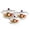 Mushrooms, variant on STPgoods Enameled Aluminum Belly Deep Stock Pot with Glass Lid Set of 3 Bird of Paradise Vintage Cooking Pot Set 2.2 Qt 4 Qt and 6.55 Qt Enamel Soup Pots