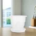thumbnail image 4 of LULULION 1 Set Clear Slotted Pots for Orchid Planting with Water Retention, 4 of 6